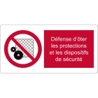 Cembre - Etiquette signalétique PST-LSR 4201RP003-F (37X74)