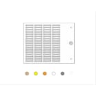 Cembre - Repère filaire type MG-TPMF 4 x 10 mm orange HF
