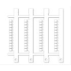 Cembre - Repère pour bornes type MG-CPM-15 5 x 5 mm blanc
