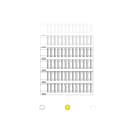 Cembre - Repère filaire type TPM-ROLL 4 x 40 mm blanc