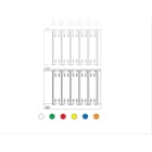 Cembre - Repère filaire type ETF-ROLL 13 x 57 mm rouge HF