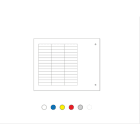 Cembre - Repère pré-découpé type MG-TAR 14 x 84 mm blanc