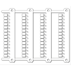 Cembre - Repère pour borneswago top à job type MG-CPM-12 4.2 x 6 mm blanc