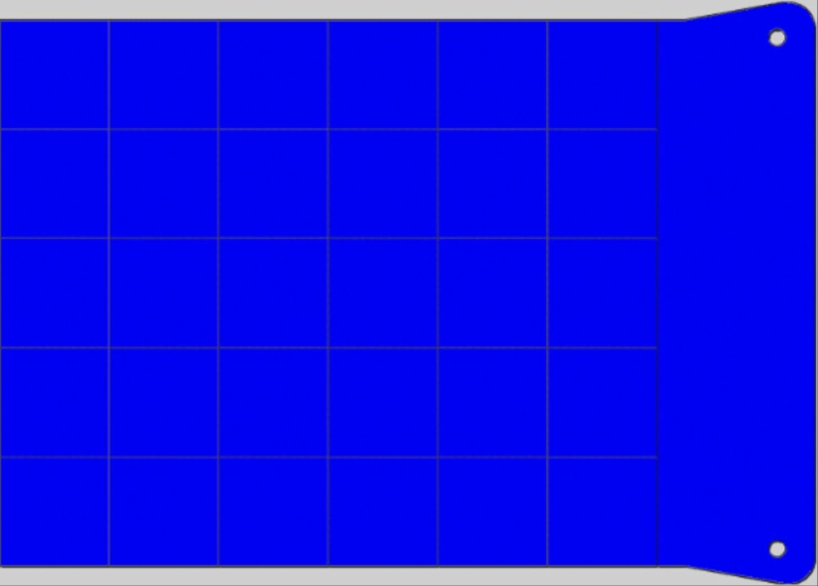 Cembre - Etiquette MG-VYT 46659 (20X20 bleue)