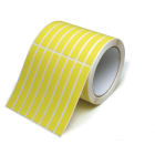 Cembre - Etiquette autocollante pré-découpée de type VCT-ROLL 100 x 10 mm jaune