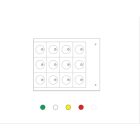Cembre - Repère pré-percés type MG-DOG Diam. 20 mm blanc