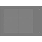 Cembre - Plaque personnalisable de type MG-VRT-R 32 x 58 mm gris métal