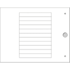 Cembre - Etiquette MG-TAA 49691 (9X70 Blanche)