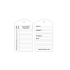 Cembre - Etiquette WIT-W 56008 (49X99X0.5 blanche)