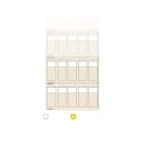 Cembre - Repère de câble adhésif à recouvrement de type KM-ROLL 62 x 12 blanc