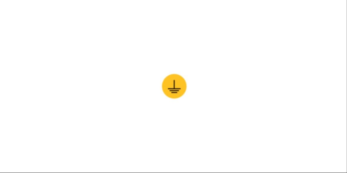 Cembre - Etiquette signalétique ronde terre 20 mm jaune