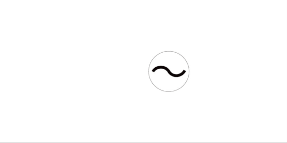 Cembre - Etiquette signalétique ronde courant alternatif Diam. 25 mm