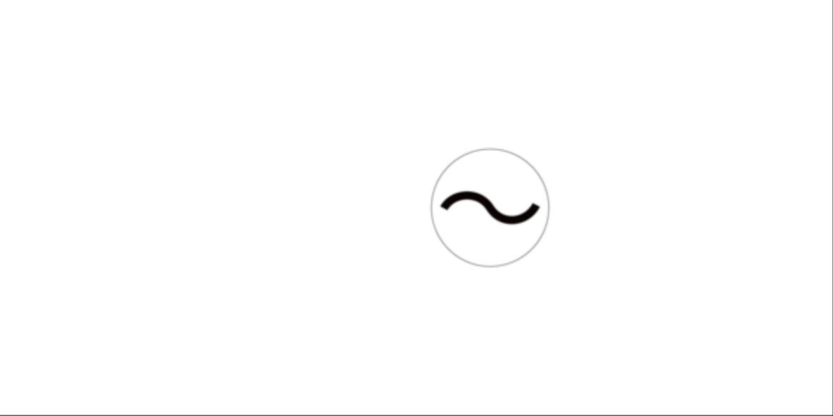 Cembre - Etiquette signalétique ronde courant alternatif Diam. 25 mm