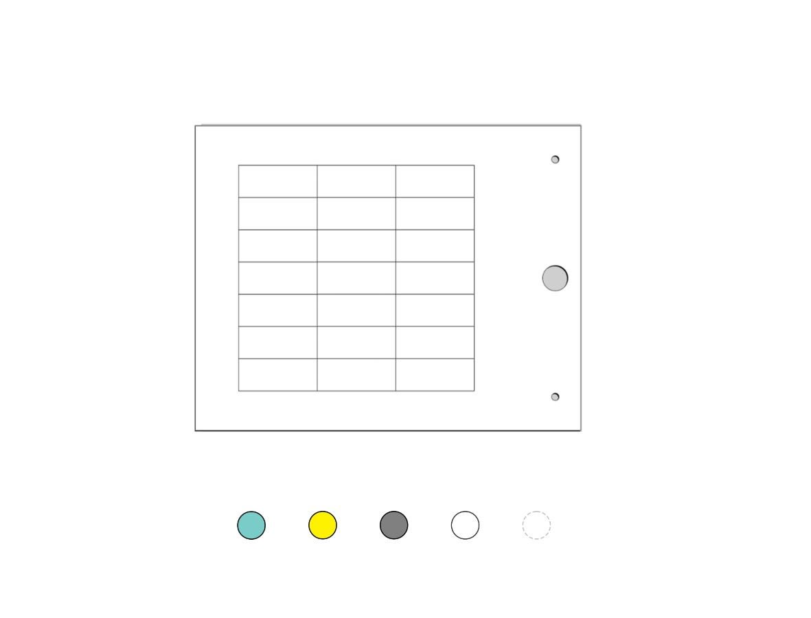 Cembre - Etiquette MG-PLC 71048-HF (12,7X31 jaune)