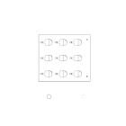 Cembre - Repère pour automates de type MG-PLC 10 x 15 mm blanc