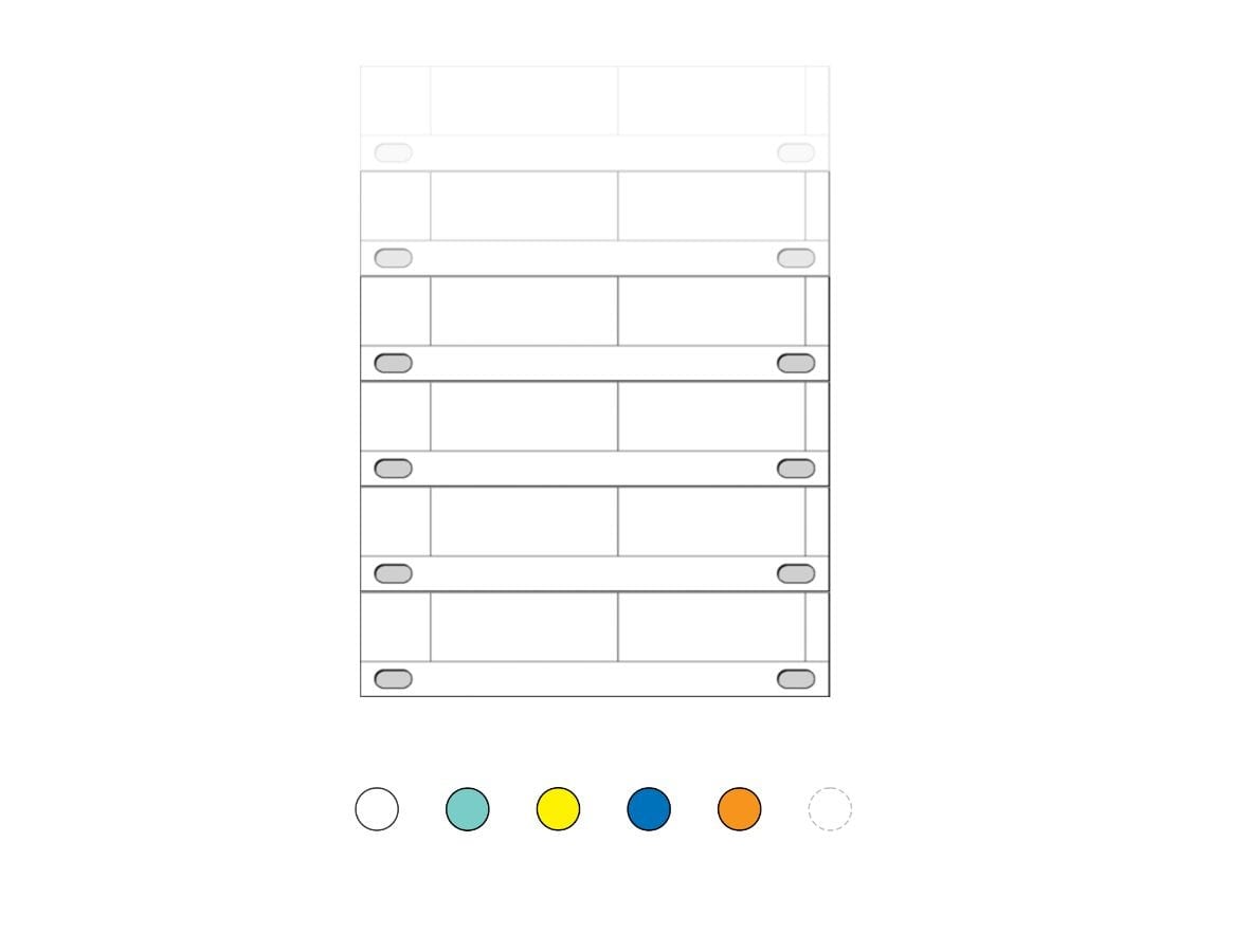 Cembre - Etiquette TAR-ROLL 75036-HF (15X40 OR)