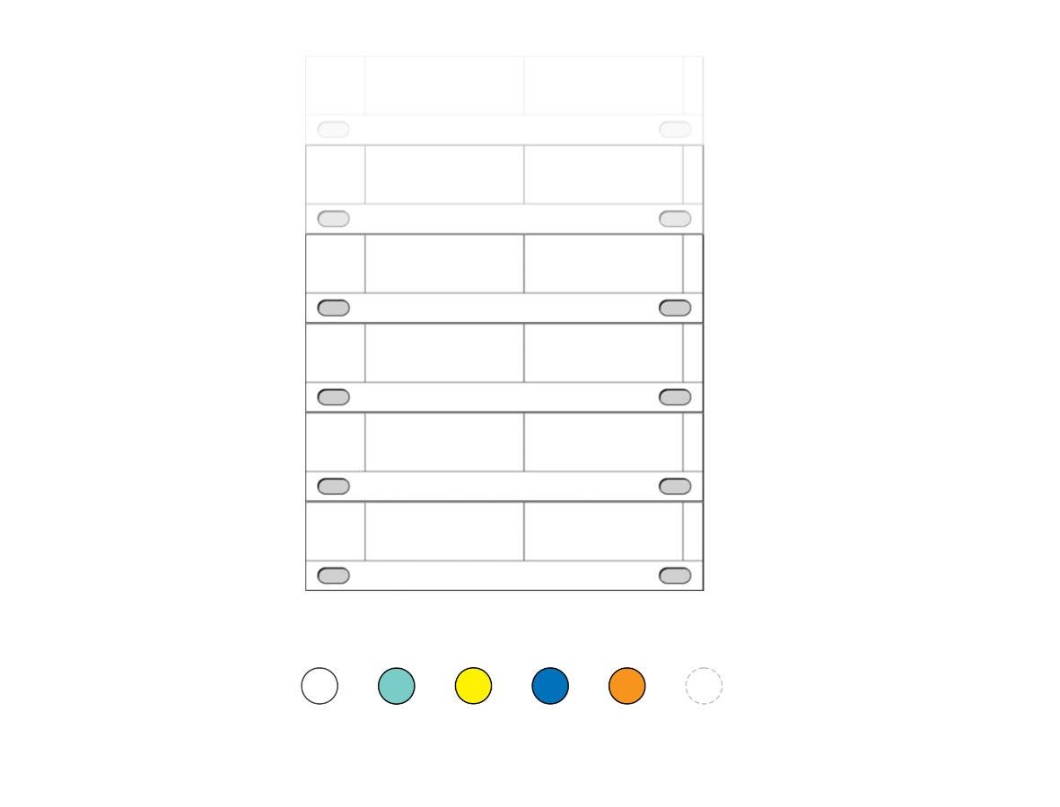 Cembre - Etiquette TAR-ROLL 75036-HF (15X40 OR)
