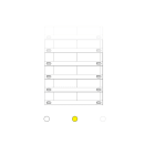 Cembre - Repère pré-découpé type TAR-ROLL 9 x 70 mm jaune