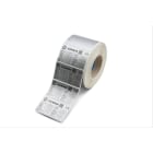 Cembre - Etiquette adhésive en rouleau type TTL 130 x 64,5 mm gris métal