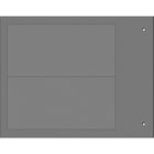 Cembre - Plaque personnalisable adhésive de type MG-VRT-A 52 x 107 mm grise HF