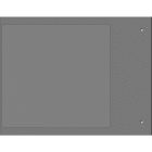 Cembre - Plaque personnalisable adhésive de type MG-VRT-A 105 x 110 mm grise HF