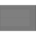 Cembre - Plaque personnalisable adhésive de type MG-VRT-A 40 x 138 mm grise HF