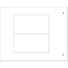 Cembre - Plaque personnalisable adhésive de type MG-VRT-A 42 x 78 mm blanche HF