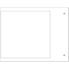 Cembre - Plaque personnalisable adhésive de type MG-VRT-A 88904-HF (105X110 blanche)