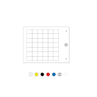 Cembre - Repère pour composants modulaires de type MG-17.5-R 15 x 17,5 mm blanc