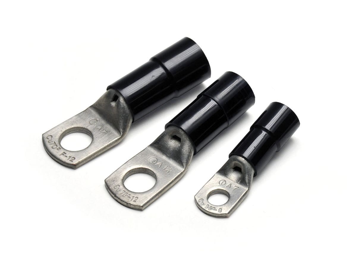 Cembre - Cosse tubulaire préisolée noire 150 mm² - Diam. 14 mm