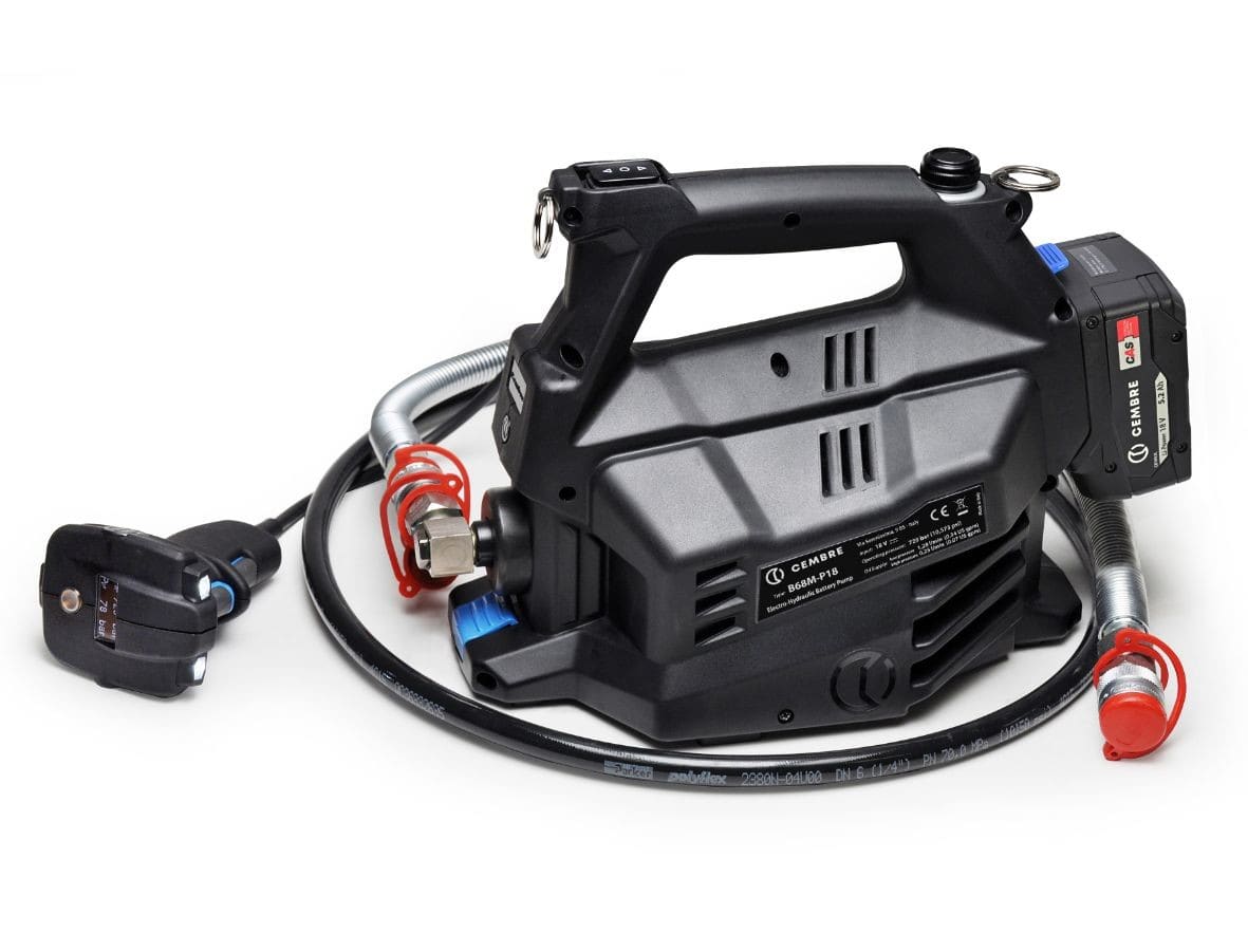 Cembre - Groupe hydroélectrique 700 bar sur batterie 18V/4Ah (avec 2 batteries)