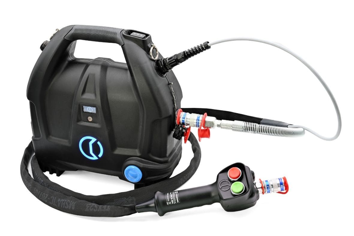 Cembre - Groupe hydroélectrique 700 bar sur batterie 36V avec commande sur tête