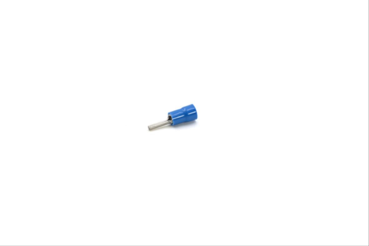 Cembre - Cosse préisolée à embout rond bleue (1,5 à 2,5 mm²) - L 12 mm