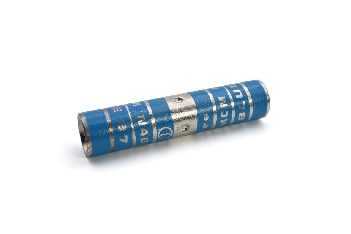 Cembre - Manchon non isolé code couleur gris AWG 4