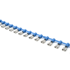Cembre - Clip partiellement isolé femelle bleu (1,5 à 2,5 mm²) - 6,3 x 0,8 mm en bande