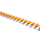 Cembre - Clip partiellement isolé femelle bleu (4 à 6 mm²) - 6,3 x 0,8 mm en bande