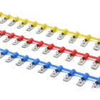 Cembre - Clip partiellement isolé mâle bleu (4 à 6 mm²) - 6,3 x 0,8 mm en bande