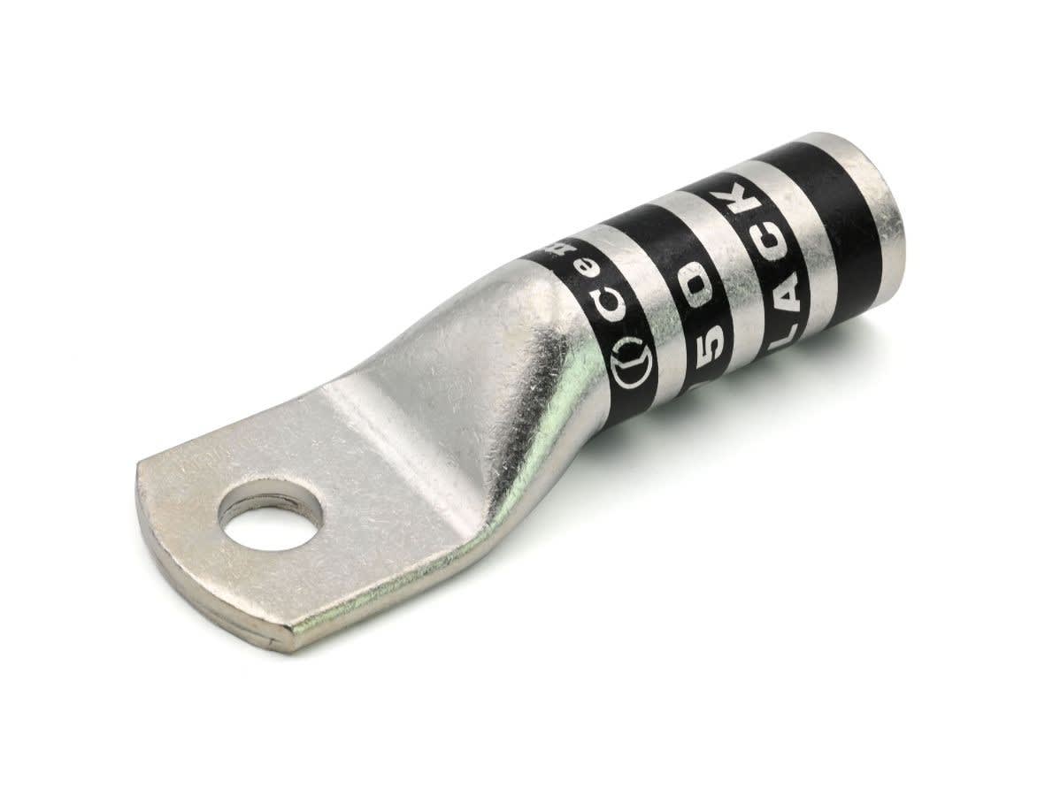 Cembre - Cosse non isolée code couleur marron 500 MCM fut long - Diamètre 14 mm