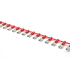 Cembre - Clip femelle partiellement isolé rouge (0,25 à 1,5 mm²) - 2,8 X 0,8 mm en bande