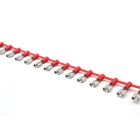 Cembre - Clip partiellement isolé femelle rouge (0,25 à 1,5 mm²) - 6,3 x 0,8 mm en bande
