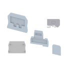 Cembre - Flasque d'extrémité pour bloc de jonction vissé TBS 4 mm² pour fusible