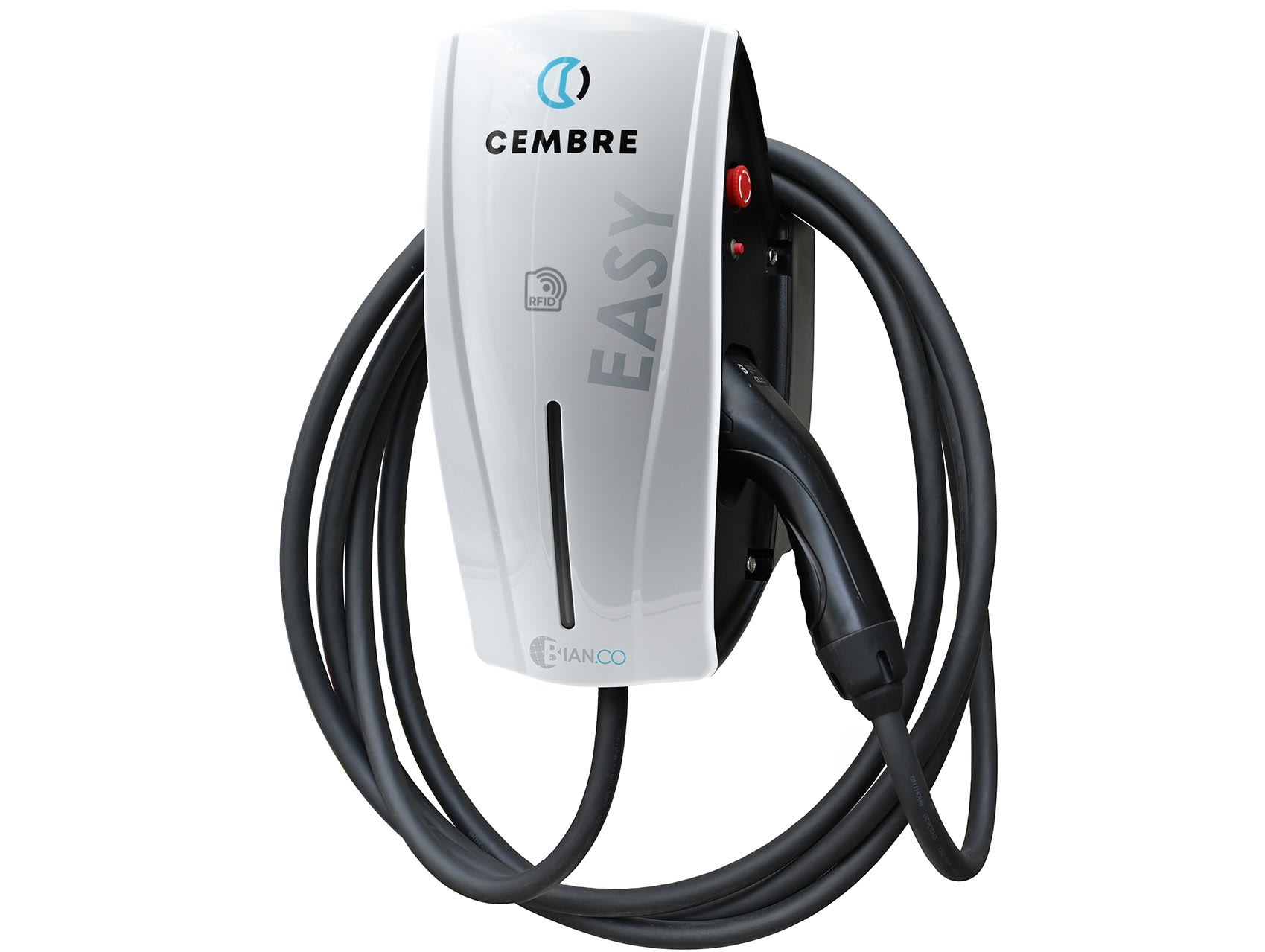 Cembre - Chargeur EV triphasé jusqu'à 22 kW avec connecteur et câble 6 m