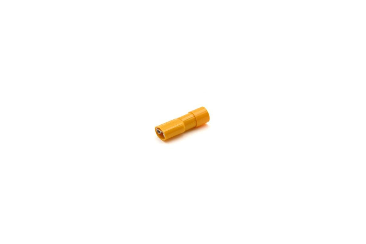 Cembre - Clip complètement isolé femelle jaune (4 à 6 mm²) - 6,3 x 0,8 mm