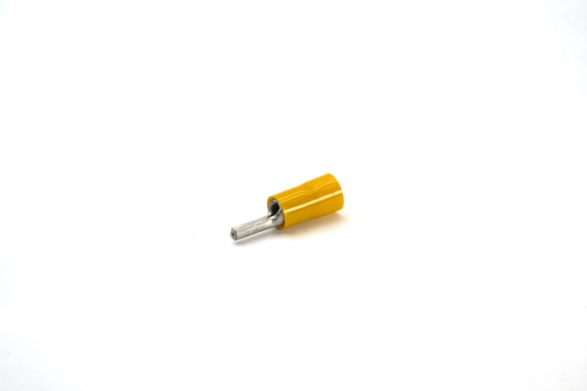 Cembre - Cosse préisolée à embout rond jaune (4 à 6 mm²) - L 10 mm