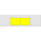 Cembre - Gaine thermo 3:1 à imprimer 12 mm av. rétreint L 25 mm jaune