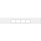 Cembre - Gaine thermo 3:1 à imprimer 4,8 mm av. rétreint L 12,5 mm blanche