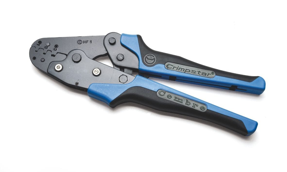 Cembre - Pince à sertir les cosses nues à fût ouvert (0,5 à 4 mm²)