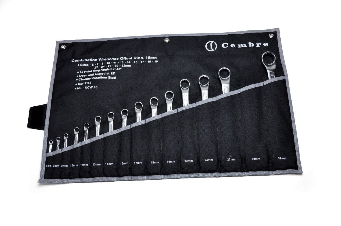 Cembre - Jeu de 16 clés plates 6 à 32 mm