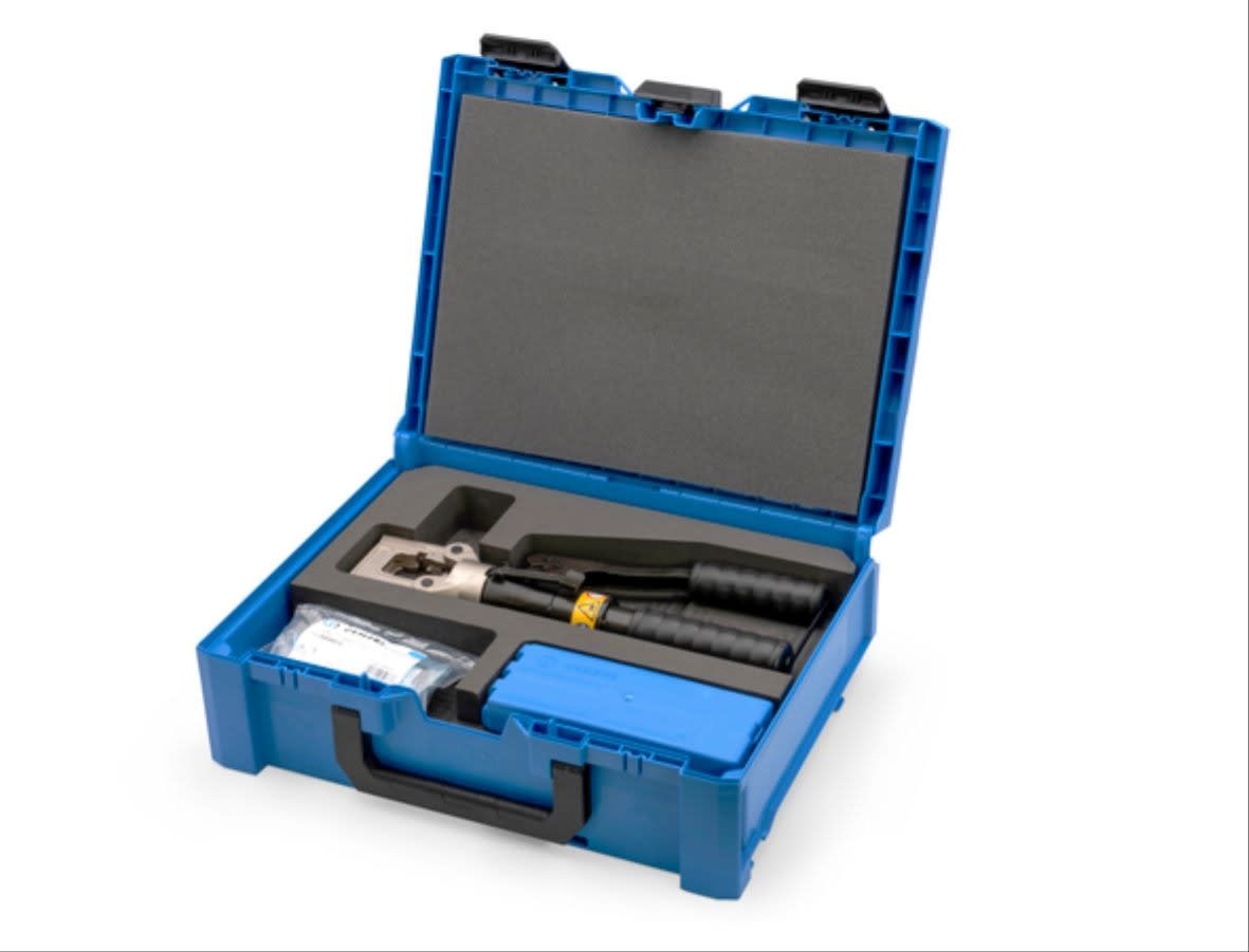 Cembre - Kit de sertissage hydraulique 50 kN avec 9 matrices hexagonales MK