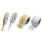 Cembre - Gaine thermo 2:1 à imprimer 38,1 mm av. rétreint L 50 mm jaune (2 côtés)